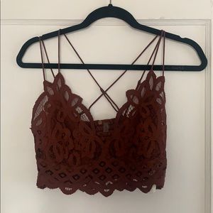 Burnt orange bralette